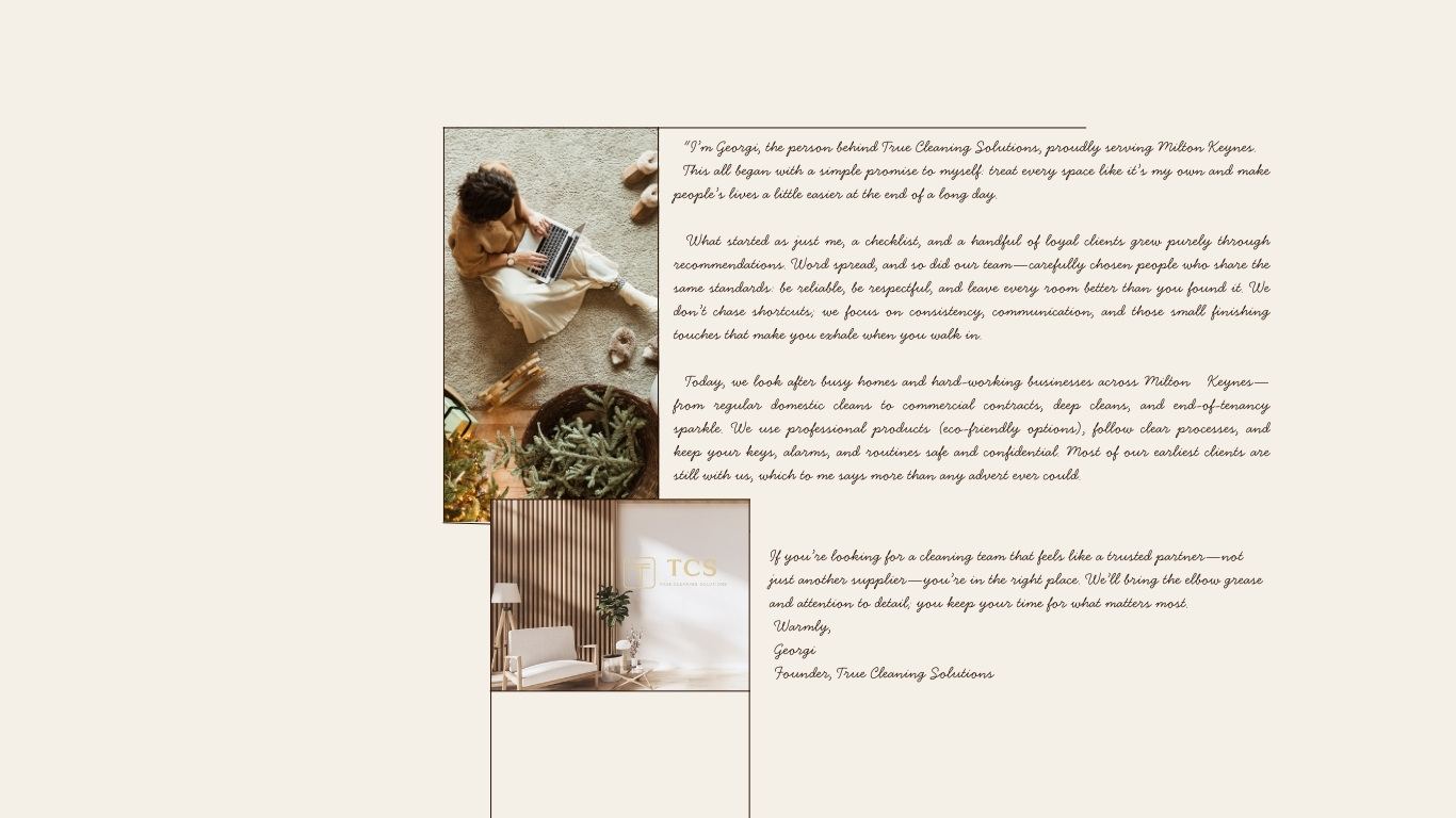 Our Story — True Cleaning Solutions